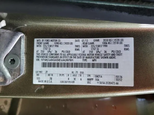 2014 FORD ESCAPE SE  
