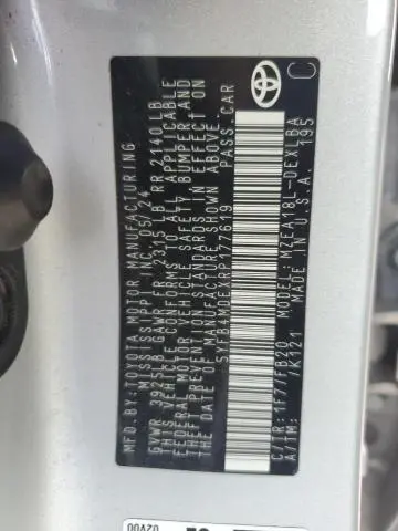 2024 TOYOTA COROLLA LE