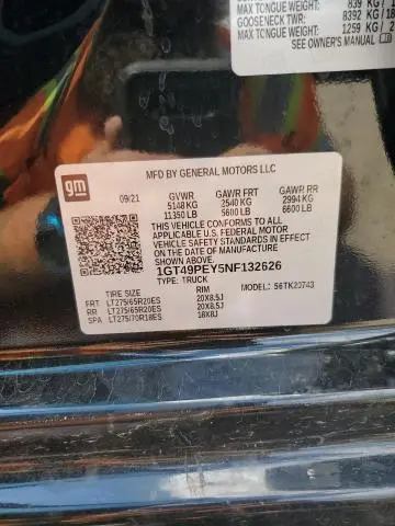 2022 GMC SIERRA K2500 AT4  