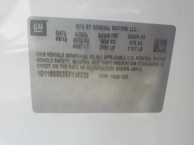 2014 CHEVROLET MALIBU LS  