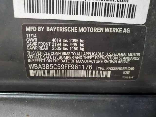 2015 BMW 328 XI SULEV  