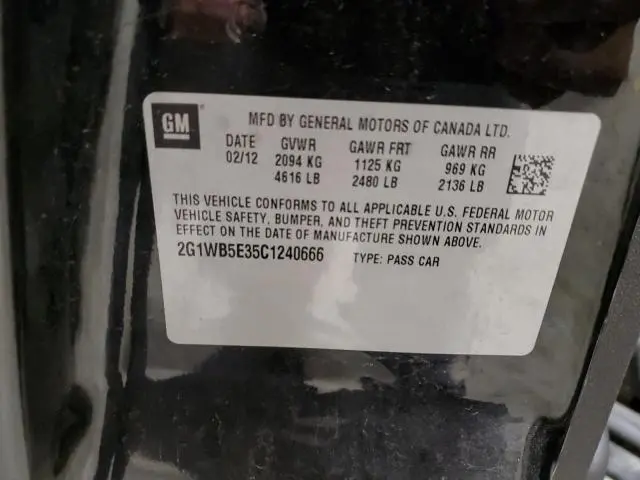 2012 CHEVROLET IMPALA LT  