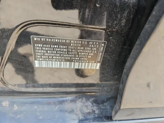 2012 VOLKSWAGEN JETTA TDI  