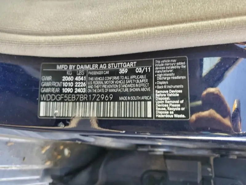 2011 MERCEDES-BENZ C 300  