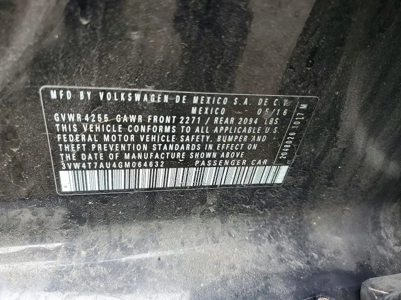 2016 VOLKSWAGEN GTI S  