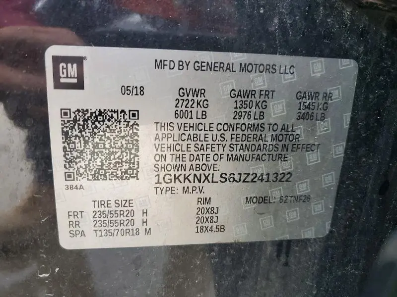 2018 GMC ACADIA DENALI  