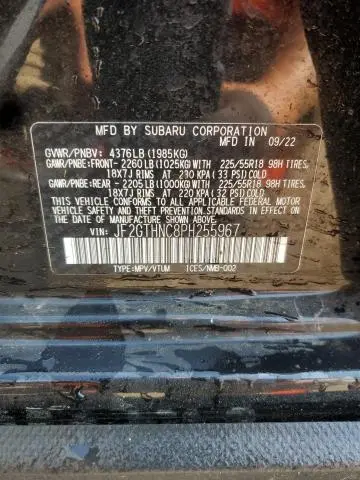 2023 SUBARU CROSSTREK LIMITED  