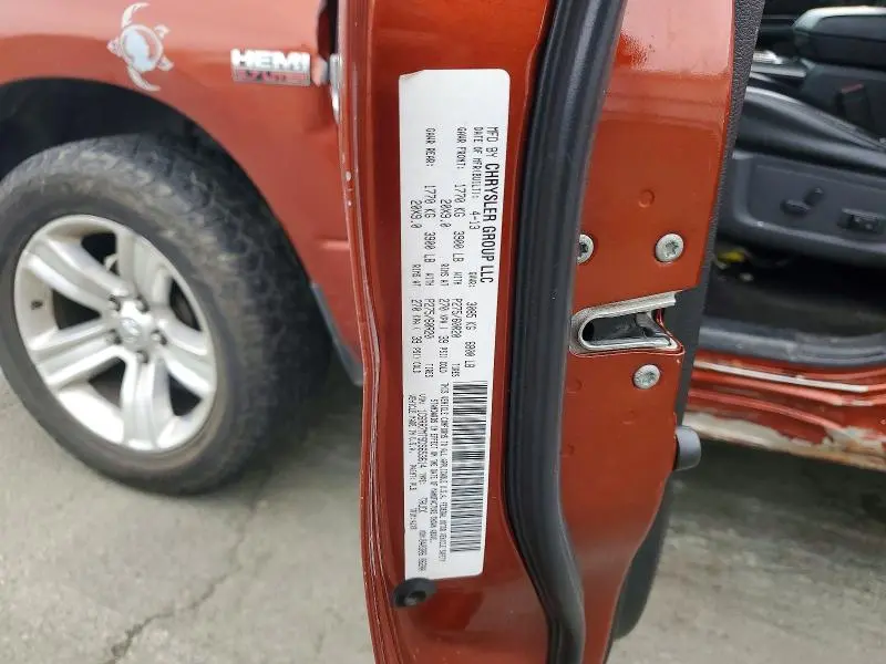 2013 DODGE RAM 1500 SPORT  