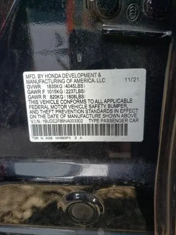 2022 ACURA ILX PREMIUM A-SPEC  