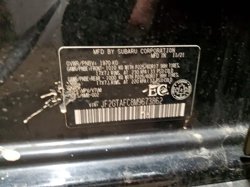 2021 SUBARU CROSSTREK PREMIUM  