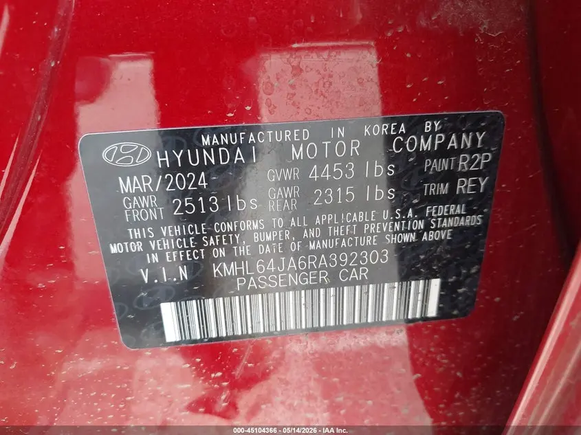 2024 HYUNDAI SONATA SEL