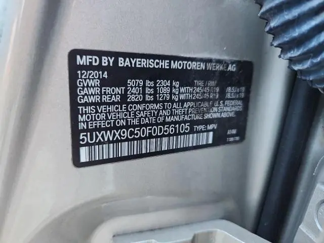 2015 BMW X3 XDRIVE28I  