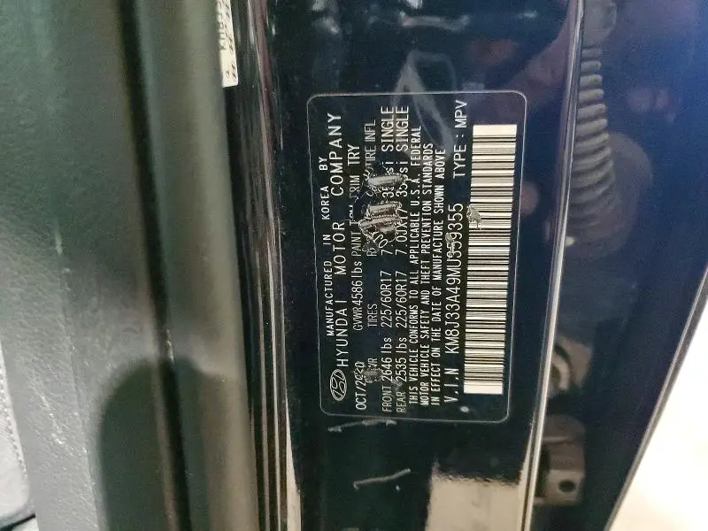 2021 HYUNDAI TUCSON LIMITED  