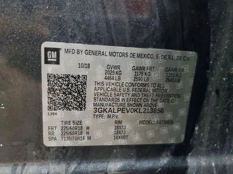 2019 GMC TERRAIN SLT  