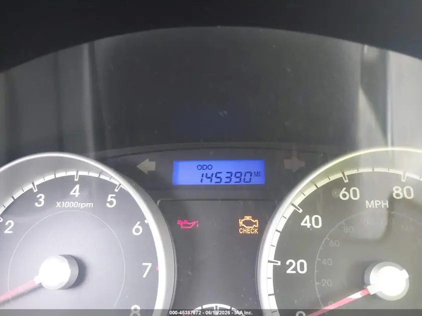 2010 HYUNDAI ACCENT BLUE