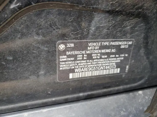 2016 BMW 328 I SULEV  