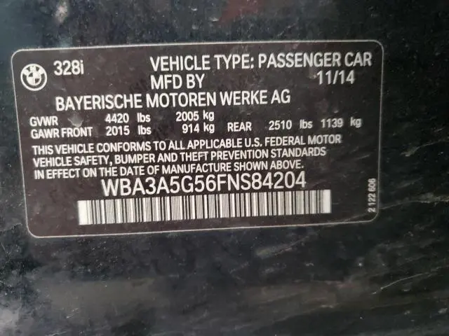 2015 BMW 328 I