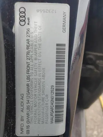 2016 AUDI A6 PREMIUM PLUS  