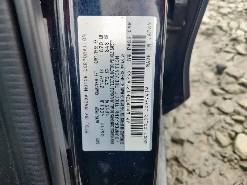 2014 MAZDA 3 GRAND TOURING  