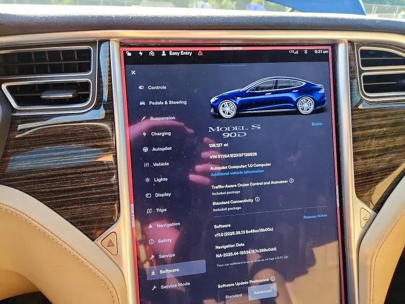 2016 TESLA MODEL S   