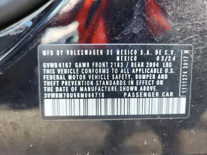 2024 VOLKSWAGEN JETTA SPORT  