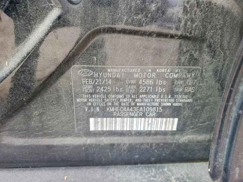 2014 HYUNDAI SONATA HYBRID  