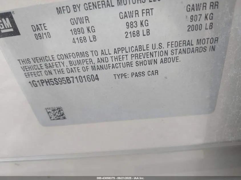 2011 CHEVROLET CRUZE LTZ