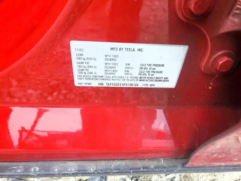2023 TESLA MODEL Y   