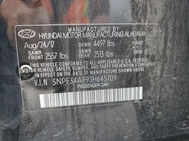 2018 HYUNDAI SONATA SPORT  