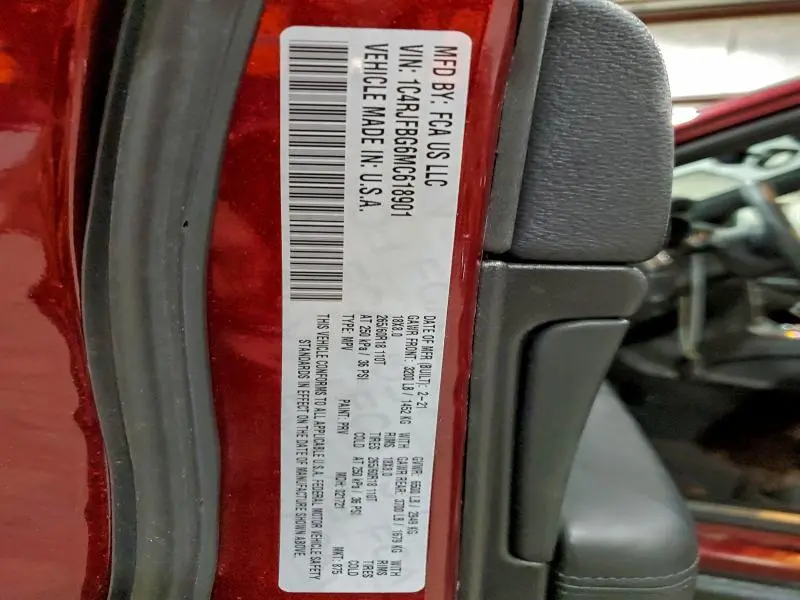 2021 JEEP GRAND CHEROKEE LIMITED  