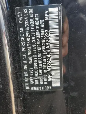 2013 PORSCHE CAYENNE S  