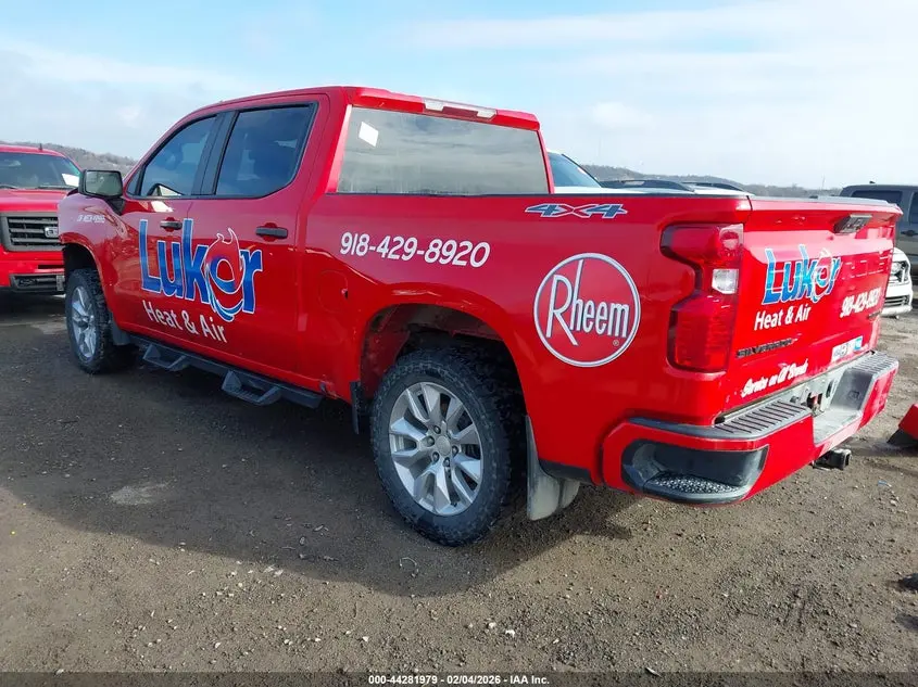 2022 CHEVROLET SILVERADO 1500 4WD  SHORT BED CUSTOM
