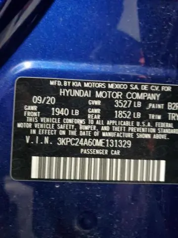 2021 HYUNDAI ACCENT SE  