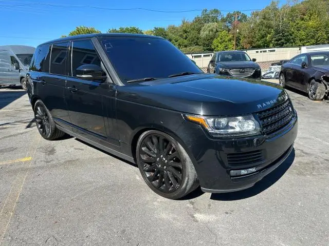 2016 LAND ROVER RANGE ROVER SUPERCHARGED  
