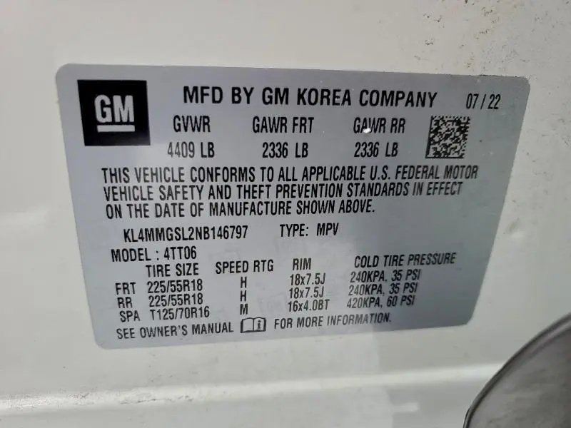 2022 BUICK ENCORE GX ESSENCE  