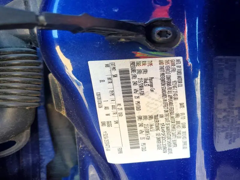 2012 FORD FOCUS SE  