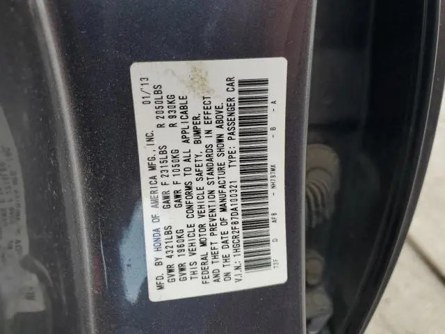 2013 HONDA ACCORD EXL  