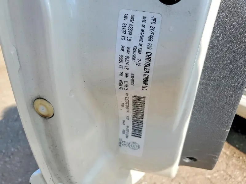 2012 FIAT 500 LOUNGE  