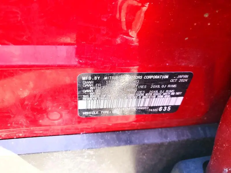 2024 MITSUBISHI OUTLANDER SE  