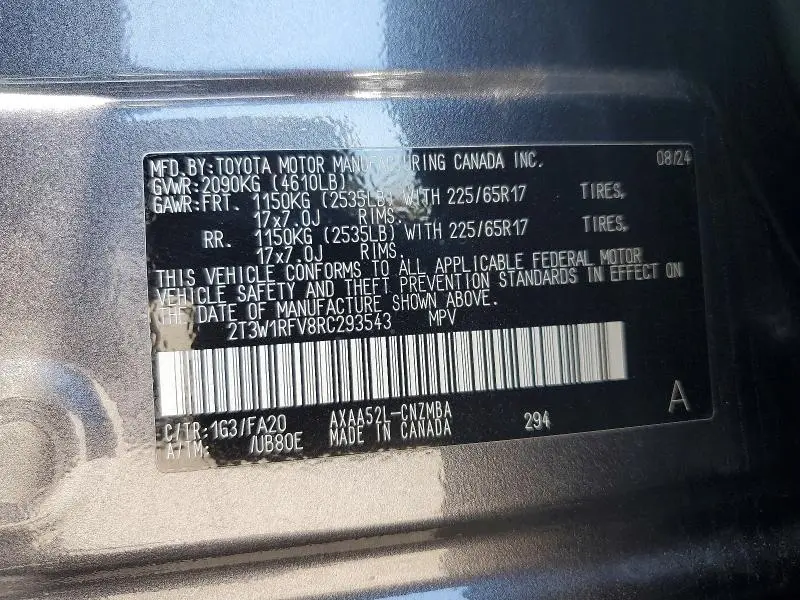 2024 TOYOTA RAV4 XLE  