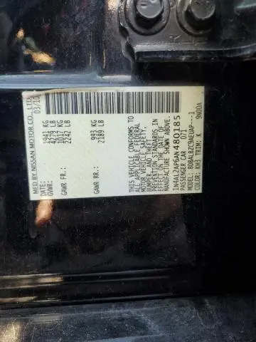 2010 NISSAN ALTIMA BASE  