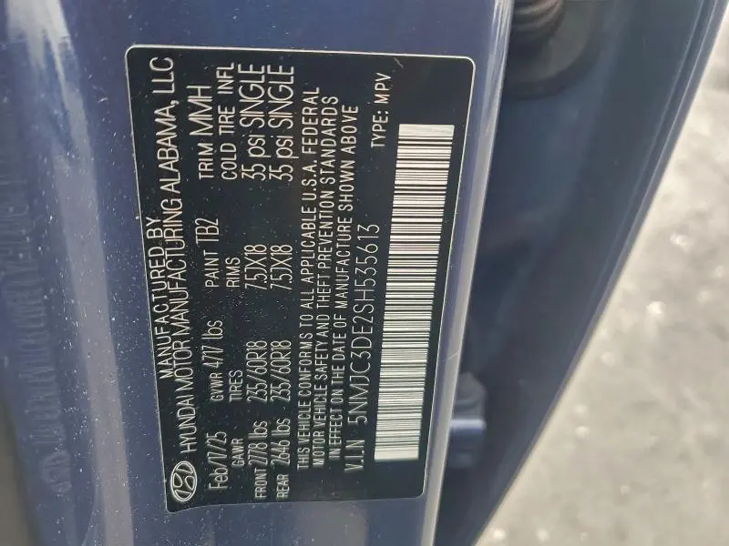 2025 HYUNDAI TUCSON SEL  