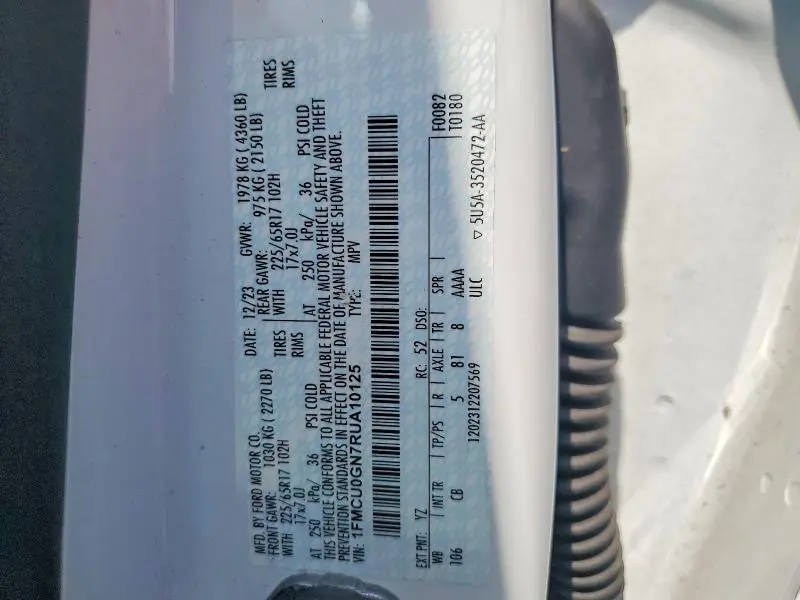 2024 FORD ESCAPE ACTIVE  