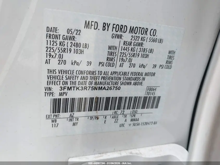 2022 FORD MUSTANG MACH-E PREMIUM