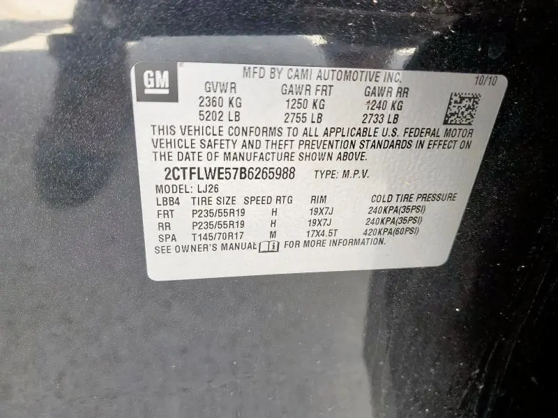 2011 GMC TERRAIN SLT  