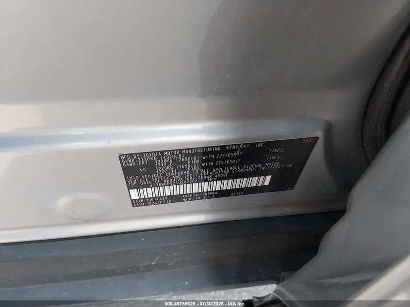 2025 TOYOTA RAV4 HYBRID XLE