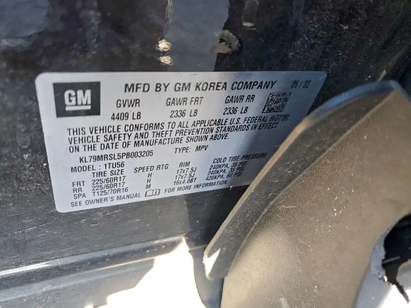 2023 CHEVROLET TRAILBLAZER LT  