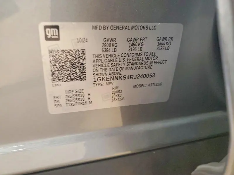 2024 GMC ACADIA UPLEVEL  