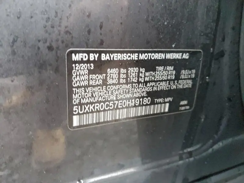 2014 BMW X5 XDRIVE35I  