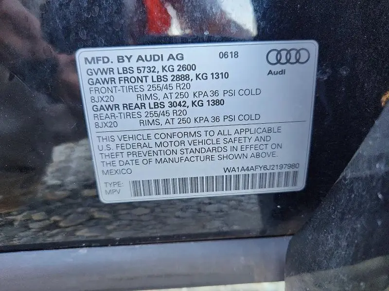 2018 AUDI SQ5 PREMIUM PLUS  